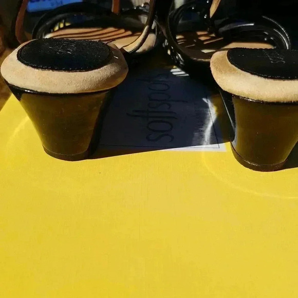 Softspots Vista low wedge blk/multi 7.5 leather upper - Picture 2 of 8